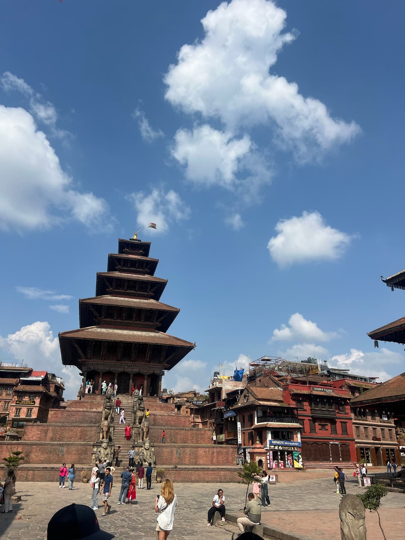 Day 11, Sunrise at Nagarkot, Bhaktapur and farewell dinner, photo 2 of 3