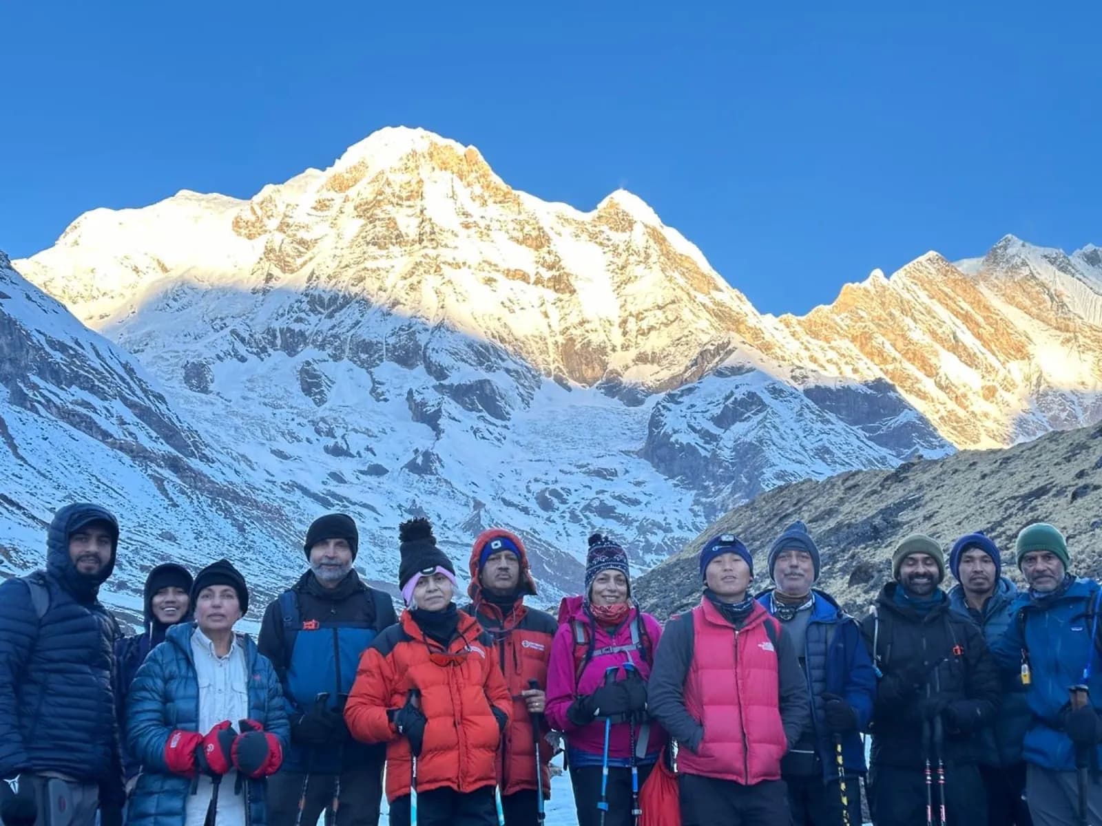 Day 9, Sunrise at Annapurna Base Camp and descend, photo 2 of 3