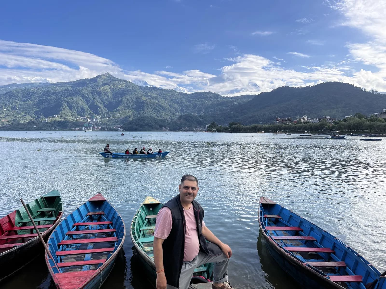 Day 6, Walk to the World Peace Pagoda and cross Phewa Lake by boat, photo 1 of 3