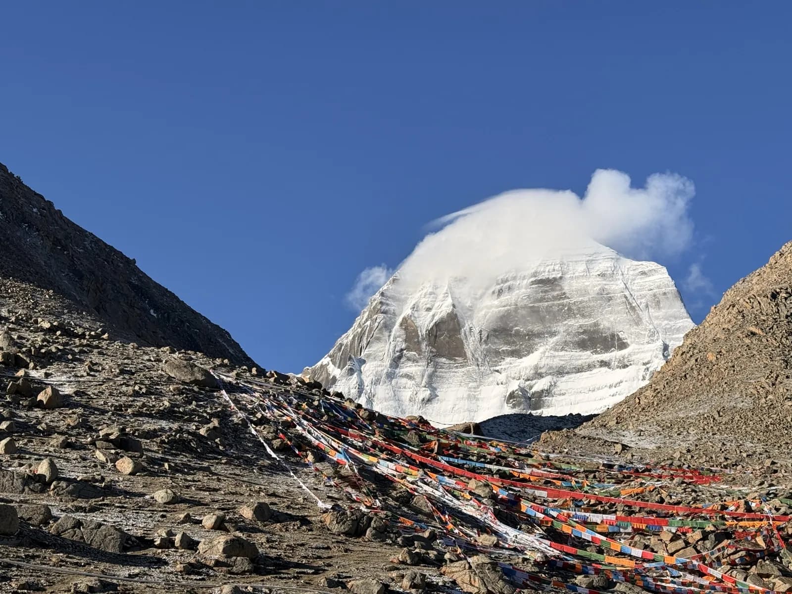 Day 11, Charan Sparsh hike from the north face of Kailash, photo 2 of 3